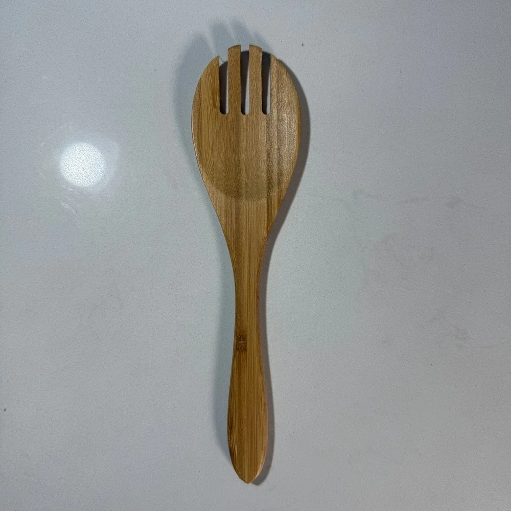 Riveira Bamboo Wooden Spoons‎ for Cooking Utensil Set Non Toxic 6 Piece